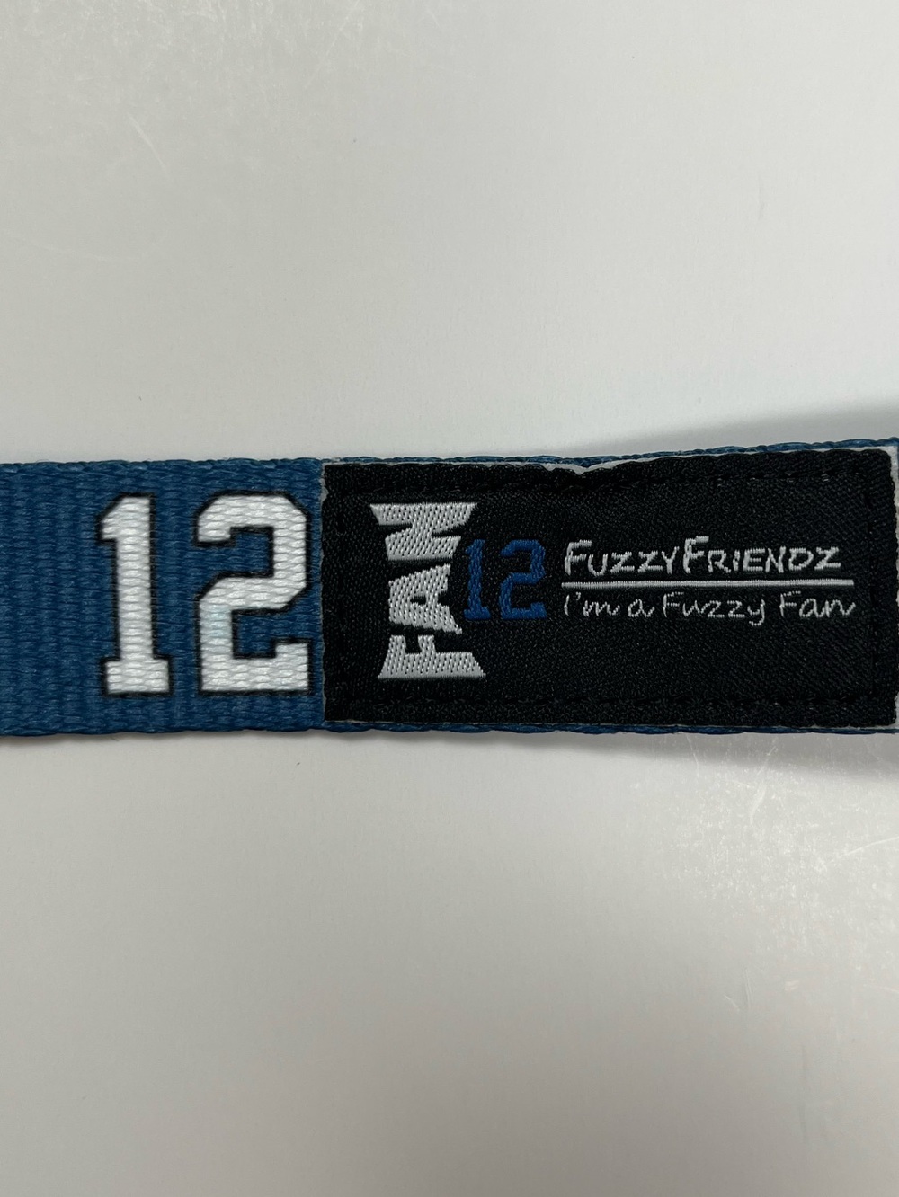 Seattle Seahawks 12th Man XL Dog Collar & 6' Leash Set by Fuzzy Friendz
